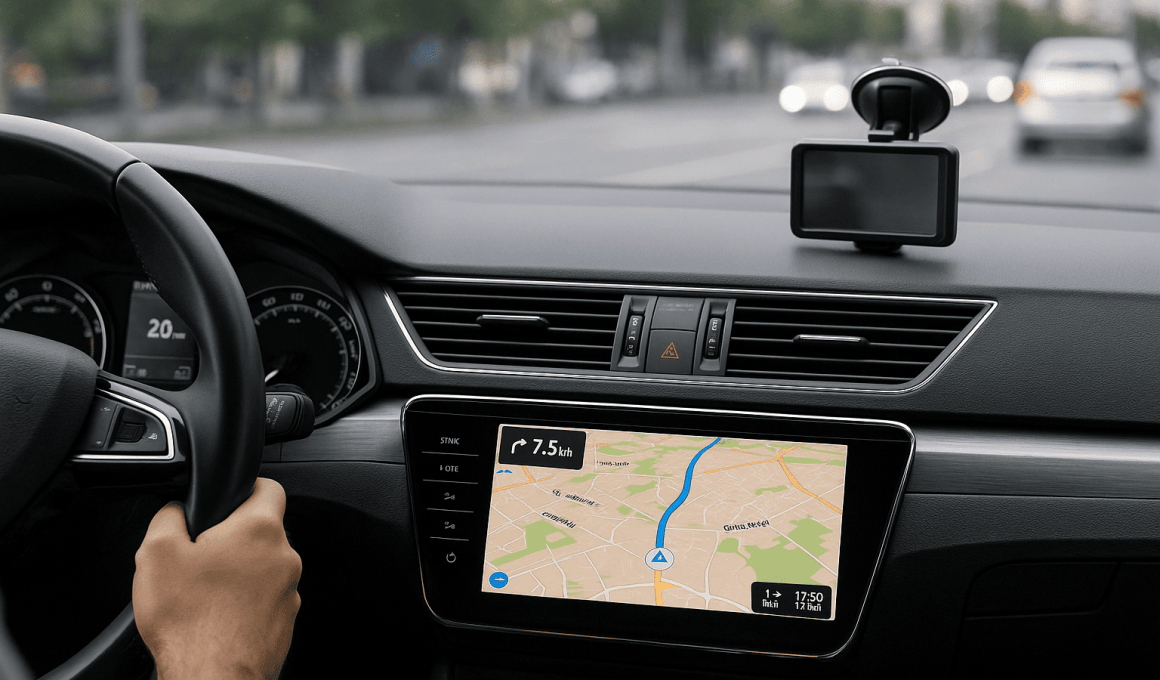 Pot închiria o mașină cu sistem de navigație GPS?