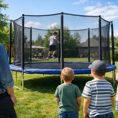 Cum stabilesc reguli clare de folosire a unei trambuline profesionale pentru copii de vârste diferite?