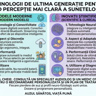 Tehnologii de ultima generatie pentru o perceptie mai clara a sunetelor